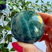 Load image into Gallery viewer, Blue Fluorite Sphere 4.5cm
