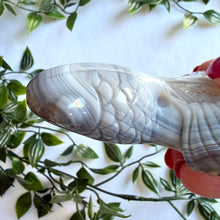 Load image into Gallery viewer, Stunning Banded Agate Hand Carved Fish
