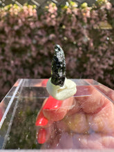 Load image into Gallery viewer, Moldavite Piece from Chlum, Czech Republic

