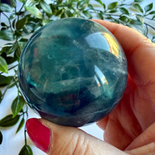 Load image into Gallery viewer, Blue Fluorite Sphere 6cm
