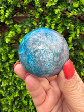 Load image into Gallery viewer, Blue Apatite Sphere 5.4cm
