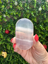 Load image into Gallery viewer, Lilac Fluorite|Lavender Fluorite|Yttrium Fluorite Palm Stone
