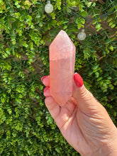 Load image into Gallery viewer, Rose Quartz Double Terminated Point from Madagascar
