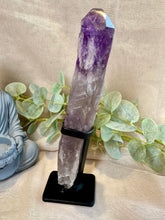 Load image into Gallery viewer, Amethyst Root in Stand|Amethyst from Brazil|Consciously Sourced|Natural Amethyst|Crystal in Stand|Statement Crystal
