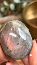 Load image into Gallery viewer, Labradorite Palms (Small)|Consciously Sourced|Crystal Carving
