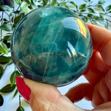 Load image into Gallery viewer, Blue Fluorite Sphere 6cm
