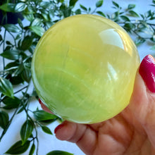 Load image into Gallery viewer, Mango Fluorite Sphere 6cm
