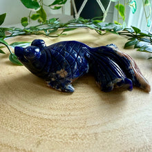Load image into Gallery viewer, Sodalite Hand Carved Fish
