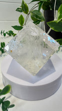 Load image into Gallery viewer, Clear Quartz Spinning Cube from Brazil
