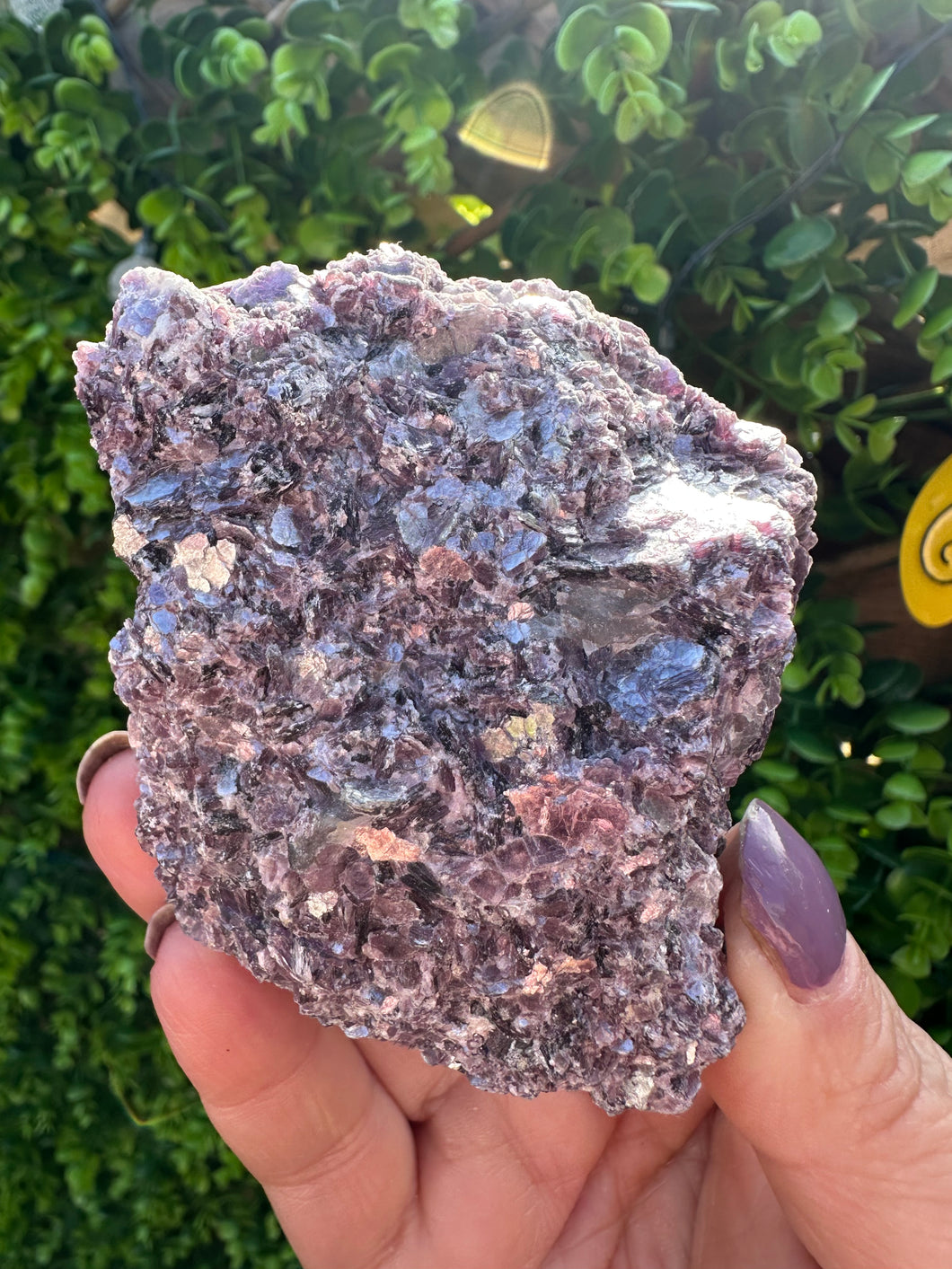 Raw Lepidolite from Brazil|Purple Mica|Natural Lepidolite|Lepidolite Rough|Consciously Sourced