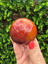 Load image into Gallery viewer, Carnelian Sphere 6.2cm from Madagascar
