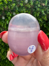 Load image into Gallery viewer, Lilac Fluorite|Lavender Fluorite|Yttrium Fluorite Palm Stone
