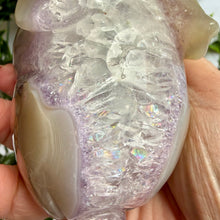 Load image into Gallery viewer, Hand Carved Amethyst Agate Rabbit|Bunny
