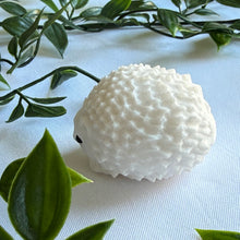Load image into Gallery viewer, Sparkly White Jade Hedgehog Carving
