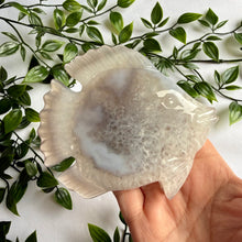Load image into Gallery viewer, Druzy Agate Fish on Custom Gold Stand
