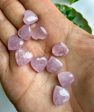 Load image into Gallery viewer, Genuine Mini Kunzite Hearts from Pakistan
