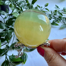 Load image into Gallery viewer, Mango Fluorite Sphere 5cm
