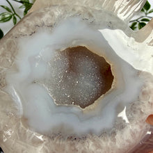 Load image into Gallery viewer, Druzy Agate Fish on Custom Gold Stand
