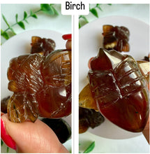Load image into Gallery viewer, Genuine Sumatra Amber Bee Carvings from Indonesia

