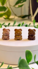 Load image into Gallery viewer, Alashan Agate Faceted Bear with Love Heart Carving
