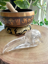 Load image into Gallery viewer, Clear Quartz Raven Skull Carving - Boris
