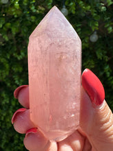 Load image into Gallery viewer, Rose Quartz Double Terminated Point from Madagascar
