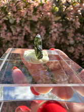 Load image into Gallery viewer, Moldavite Piece from Chlum, Czech Republic
