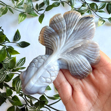 Load image into Gallery viewer, Stunning Banded Agate Hand Carved Fish
