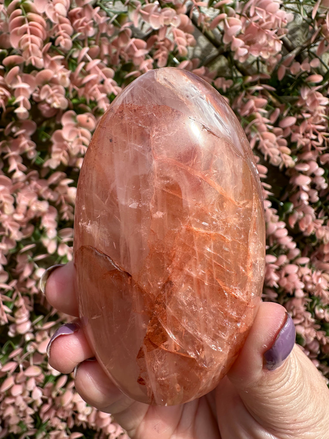 Fire Quartz Freeform from Madagascar|Hematoid Quartz|Natural Fire Quartz|Consciously Sourced