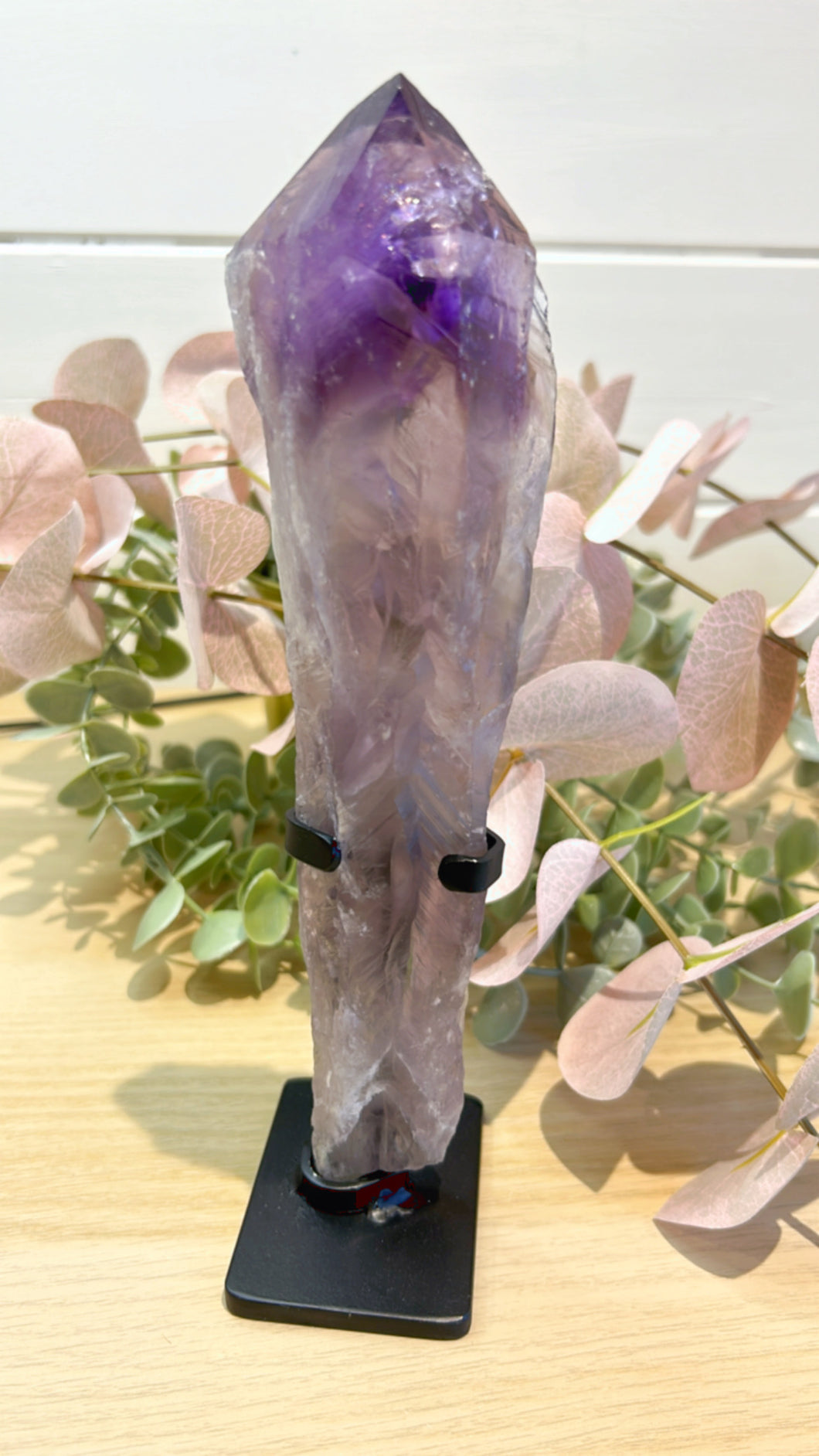 Amethyst Root in Stand|Amethyst from Brazil|Consciously Sourced|Natural Amethyst|Crystal in Stand|Statement Crystal