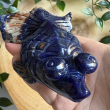 Load image into Gallery viewer, Sodalite Hand Carved Fish
