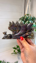 Load image into Gallery viewer, Labradorite Nine Tailed Fox Carving
