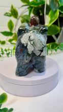 Load image into Gallery viewer, Red Moss Agate Elephant
