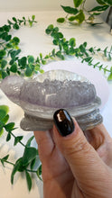 Load image into Gallery viewer, Agate Tortoise with Amethyst
