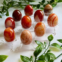 Load image into Gallery viewer, Carnelian Egg with Acrylic Stand
