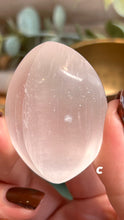 Load image into Gallery viewer, Selenite Pebbles|Consciously Sourced|Crystal Carving
