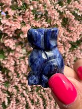 Load image into Gallery viewer, Sodalite Dog Carving|Natural Sodalite|Crystal Carving|Ethically Sourced
