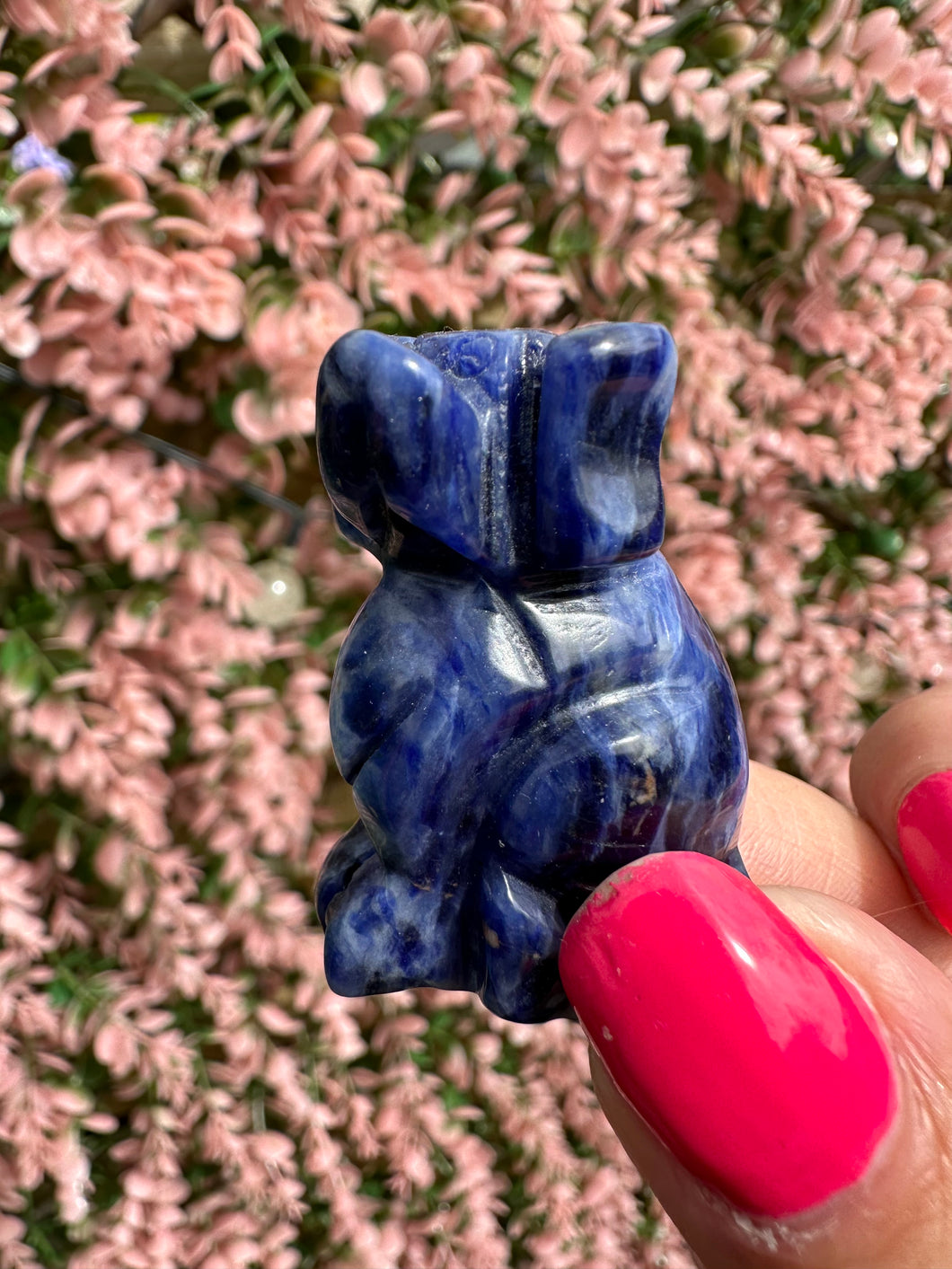 Sodalite Dog Carving|Natural Sodalite|Crystal Carving|Ethically Sourced