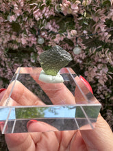 Load image into Gallery viewer, Moldavite Piece from Chlum, Czech Republic

