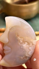 Load image into Gallery viewer, Flower Agate Moon|Consciously Sourced|Crystal Carving
