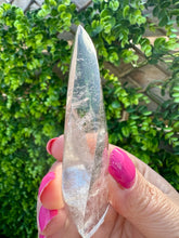 Load image into Gallery viewer, Clear Quartz Flame from Brazil|High Quality|Consciously Sourced|Crystal Carving|Crystal Healing|Master Healer
