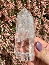 Load image into Gallery viewer, Clear Quartz Point from Brazil|Natural Clear Quartz|Clear Quartz Tower| Master Healer|Consciously Sourced
