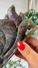 Load image into Gallery viewer, Labradorite Nine Tailed Fox Carving
