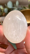 Load image into Gallery viewer, Selenite Pebbles|Consciously Sourced|Crystal Carving
