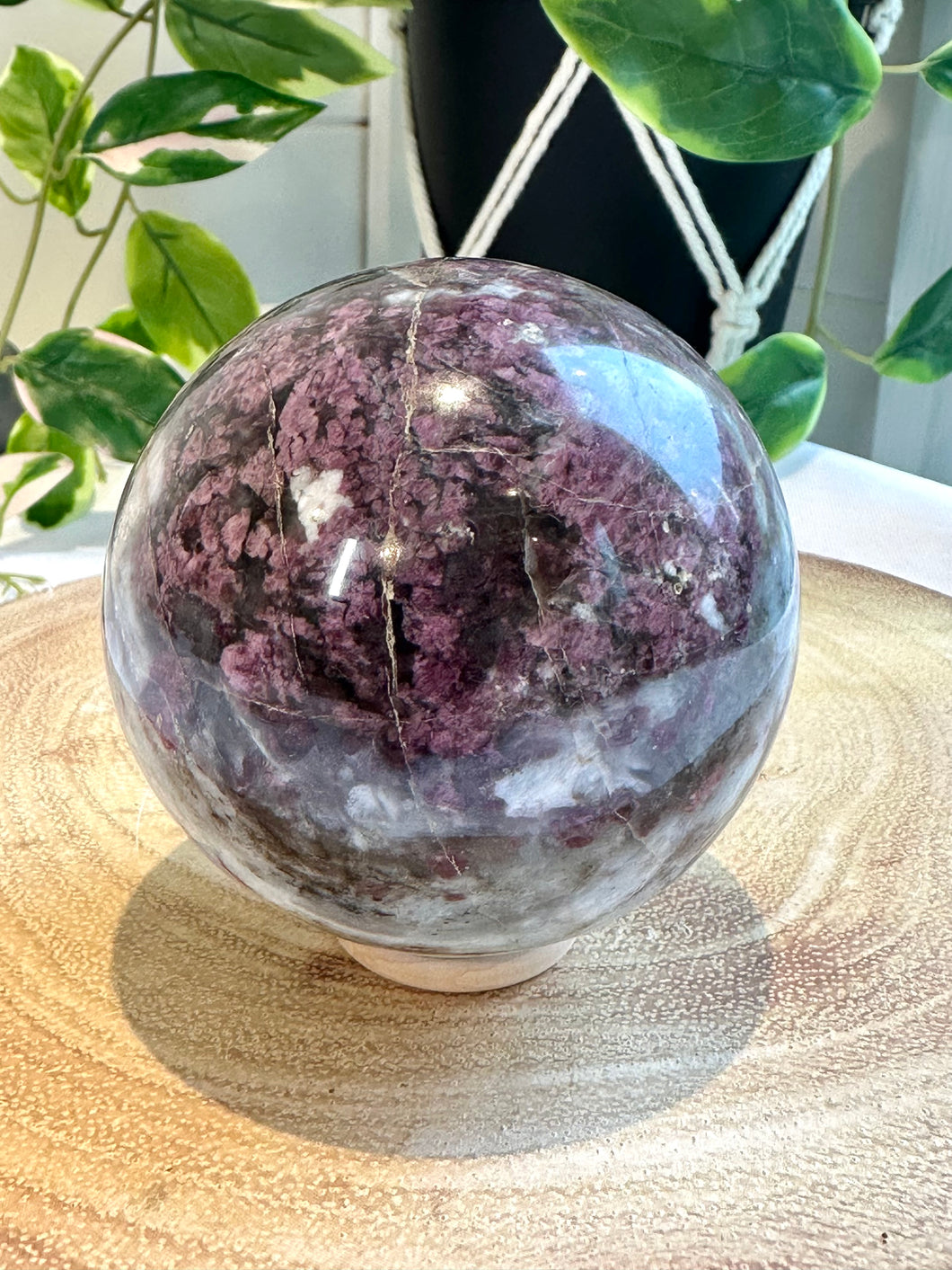 Pink Tourmaline Sphere