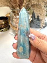 Load image into Gallery viewer, Trolleite Point from Brazil|Natural Trolleite|Crystals from Brazil|Consciously Sourced|Trolleite Tower|Crystal Decor
