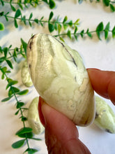 Load image into Gallery viewer, Green Maligano Jasper Shiva Lingam from Indonesia
