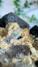Load image into Gallery viewer, Black Tourmaline on Matrix with Quartz from Erongo

