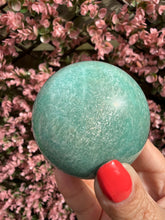 Load image into Gallery viewer, Amazonite Sphere 6.5cm
