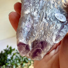 Load image into Gallery viewer, Chevron Amethyst Witches Hat from Zambia
